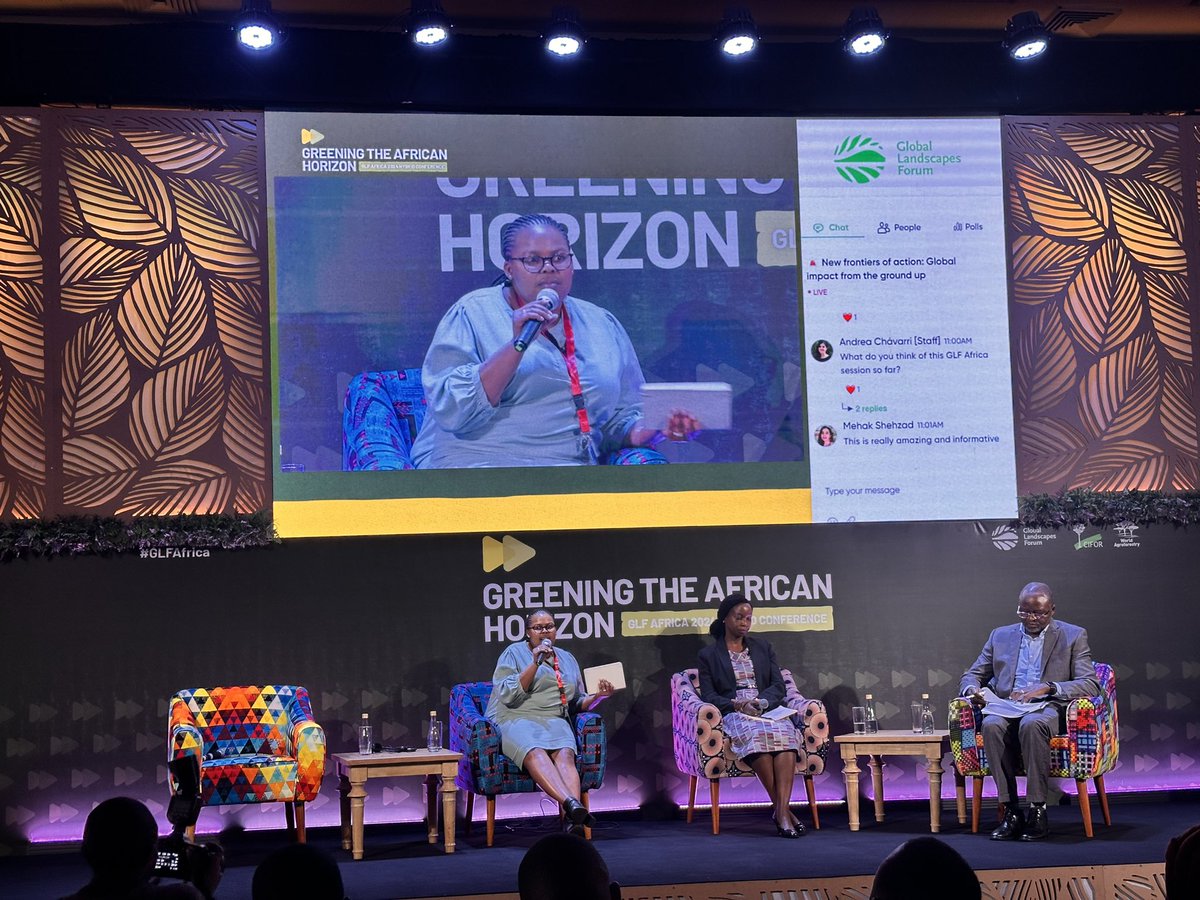 CIFOR-ICRAF (@cifor_icraf) on Twitter photo 70% of Africa’s population is under 35, making youth an important part of our society.
If we want to address the challenges of #biodiversity and the climate crisis, we must actively engage the youth, not just for today but for the future. <a href="/MsweliSimangele/">Simangele Msweli-Ratsoana 🇿🇦🇰🇪</a>
#GLFAfrica 70% of Africa’s population is under 35, making youth an important part of our society.
If we want to address the challenges of #biodiversity and the climate crisis, we must actively engage the youth, not just for today but for the future. <a href="/MsweliSimangele/">Simangele Msweli-Ratsoana 🇿🇦🇰🇪</a>
#GLFAfrica