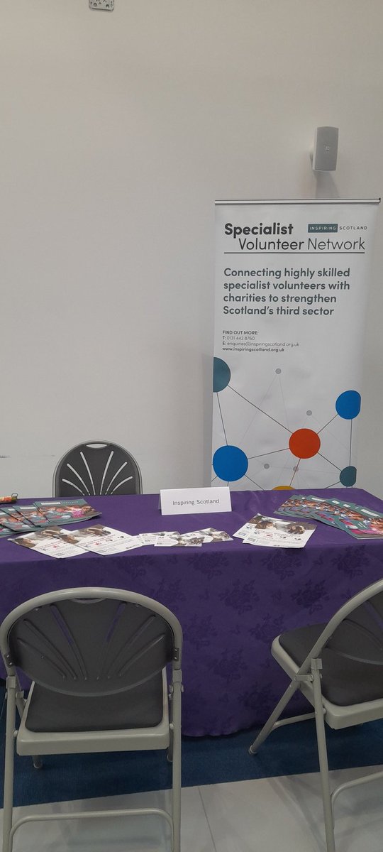 Specialist Volunteer Network (@svnscotland) on Twitter photo Just arrived in sunny Dumfries attending the <a href="/thirdsectordg/">Third Sector Dumfries and Galloway</a> Funding Roadshow. All set up to receive lots of visitors wanting to find out about <a href="/InspiringSland/">Inspiring Scotland</a> <a href="/svnscotland/">Specialist Volunteer Network</a> and <a href="/intandemScot/">intandem</a> :) Just arrived in sunny Dumfries attending the <a href="/thirdsectordg/">Third Sector Dumfries and Galloway</a> Funding Roadshow. All set up to receive lots of visitors wanting to find out about <a href="/InspiringSland/">Inspiring Scotland</a> <a href="/svnscotland/">Specialist Volunteer Network</a> and <a href="/intandemScot/">intandem</a> :)