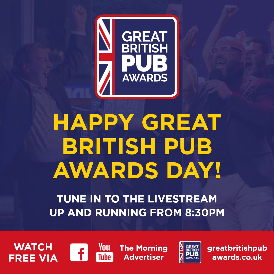 The Great British Pub Awards 2024 take place this evening! We can't wait to find out which amazing pubs are crowned the very best in the UK 👑 #PubAwards