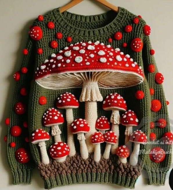 ベニテングタケのセーター