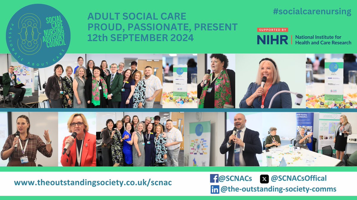 The Outstanding Society (@outstandingscic) on Twitter photo On Thursday, September 12th, the <a href="/SCNACsOffical/">SCNACs (Social Care Nursing Advisory Councils)</a> hosted their inaugural event at <a href="/covunilondon/">Coventry University London</a> campus, marking a significant moment for adult social care
You can read all about it here: theoutstandingsociety.co.uk/social-care-nu…
#socialcarenursing On Thursday, September 12th, the <a href="/SCNACsOffical/">SCNACs (Social Care Nursing Advisory Councils)</a> hosted their inaugural event at <a href="/covunilondon/">Coventry University London</a> campus, marking a significant moment for adult social care
You can read all about it here: theoutstandingsociety.co.uk/social-care-nu…
#socialcarenursing