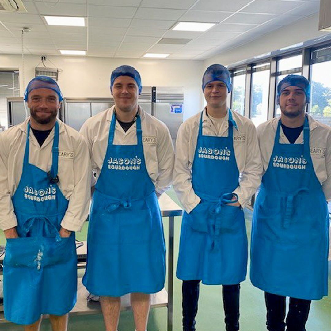 Congratulations to four of our Bakery Apprentices who have been given promotions at Geary's Bakery. Well done to Jack, Daniel &amp; Liam for being promoted to Team Leaders and to Matthew for being promoted to Supervisor! #Apprenticeships #Promotion #Bakery #TeamMoulton #GearysBakery