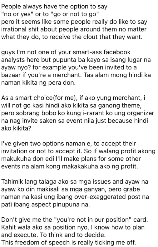 joohphobia's tweet image. Boycotting is not for clout. Another episode from an oz1ne staff. PLEASE BOYCOTT OZ1NE NA! 

But if you see boycotting as a clout then maybe ur part of the problem.