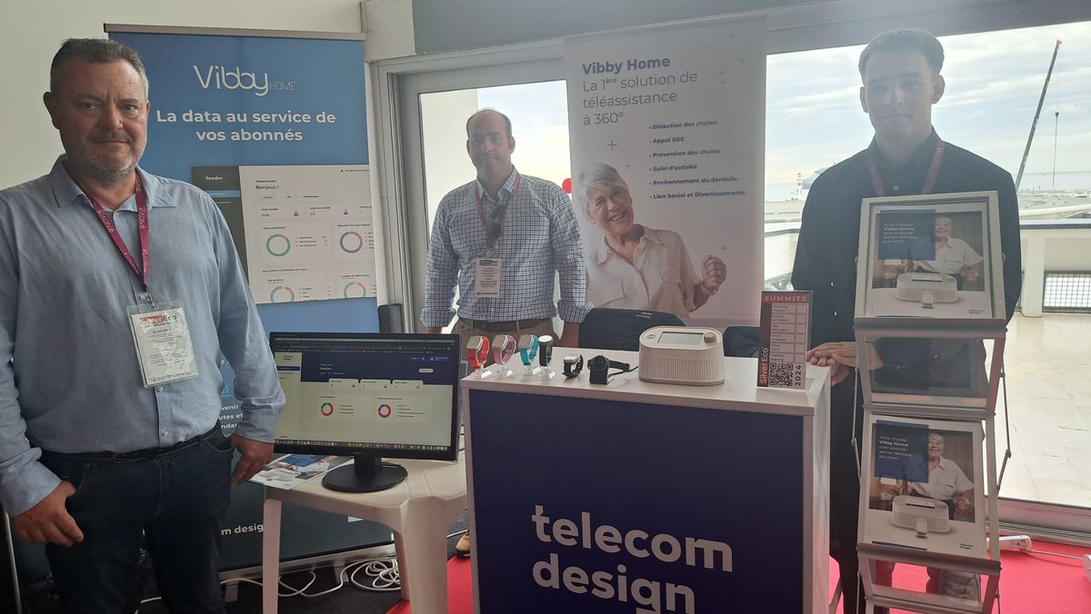 SilverEco.org/en (@silvereco_en) on Twitter photo Live from the International #SilverEco #HealthyAging Festival!
Find <a href="/Telecom_Design/">Telecom Design</a> at their booth showcasing Vibby Home, their first complete offer (connected bracelet + hub) for telecare operators. #FallDetection #Prevention #ActivityMonitoring #Autonomy" Live from the International #SilverEco #HealthyAging Festival!
Find <a href="/Telecom_Design/">Telecom Design</a> at their booth showcasing Vibby Home, their first complete offer (connected bracelet + hub) for telecare operators. #FallDetection #Prevention #ActivityMonitoring #Autonomy"