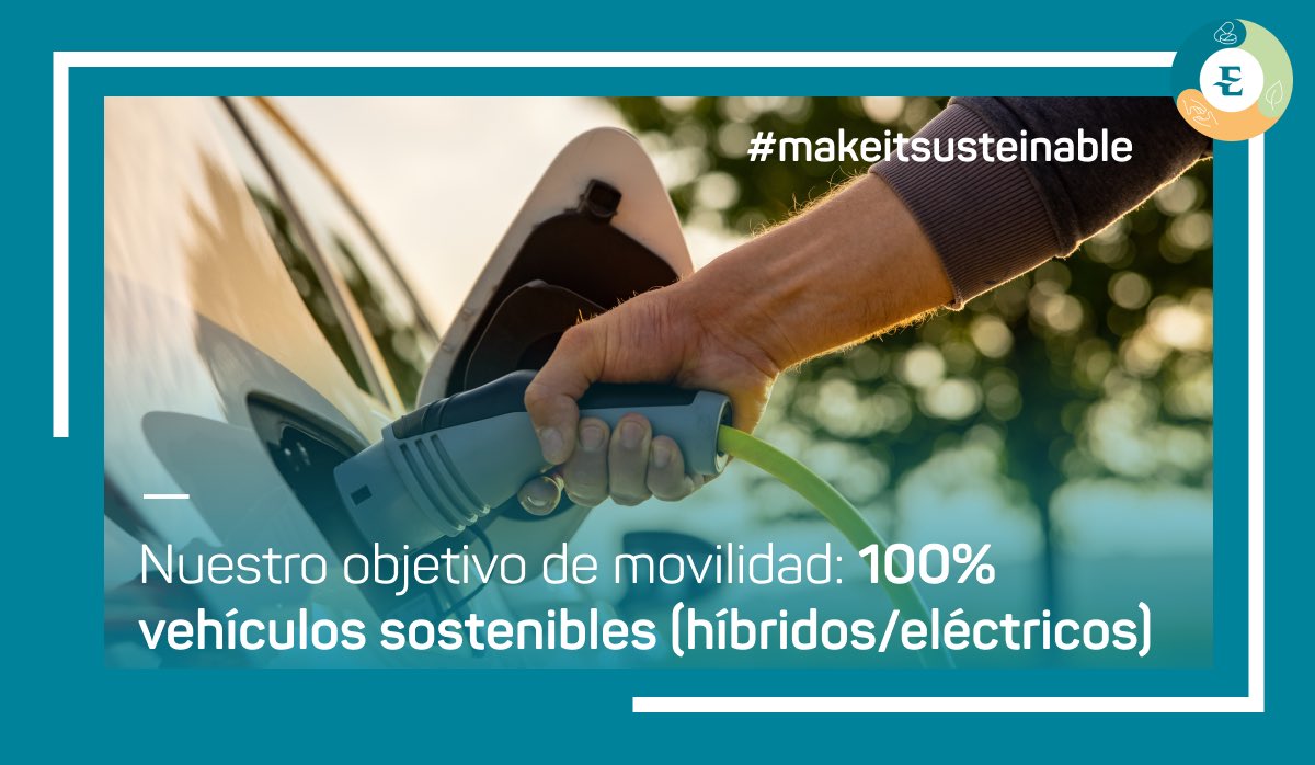 Con motivo de la #SemanaEuropeaDeLaMovilidad reafirmamos nuestro compromiso con el #CeroNeto. En #ESTEVE estamos trabajando para lograr una flota 100% sostenible de vehículos híbridos y eléctricos 🌱🚗 

archivosweb.esteve.com/info/annual-re…

#CambioClimático #Sostenibilidad #makeitsustainable
