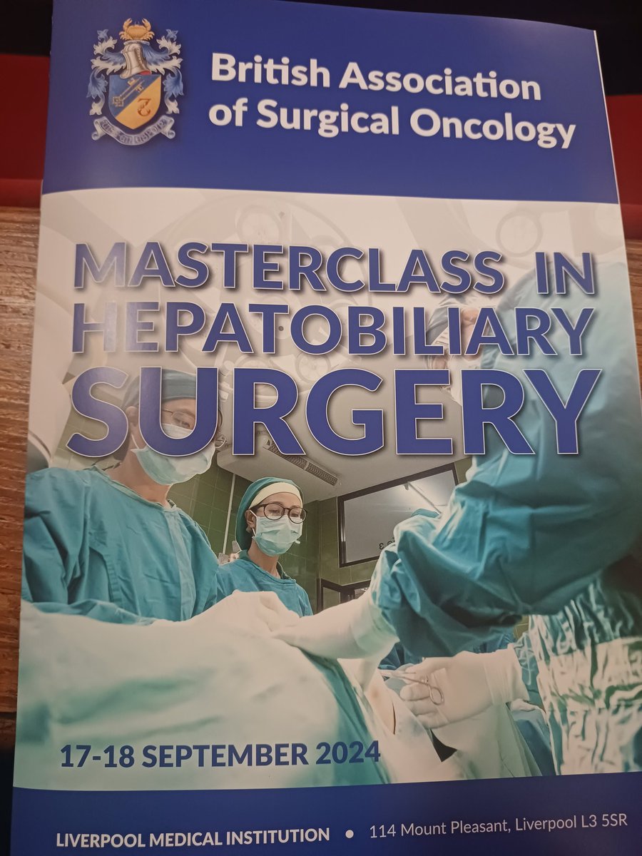 Rafael Diaz-Neito hosting us at <a href="/BASO_ACS/">BASO~The Association for Cancer Surgery</a> #hepatobiliary masterclass, endorsed by <a href="/ESSOnews/">European Society of Surgical Oncology (ESSO)</a> - update on:

🟤 liver mets Mx
🟢 liver Tx
⚪️ HCC &amp; cholangioCa

 thanks to <a href="/ukcorzamedical/">Corza Medical UK</a> <a href="/BOWAMEDICALUK/">BOWA MEDICAL UK</a> <a href="/JNJMedTechUKIr/">Johnson & Johnson MedTech | UK & Ireland 🇬🇧 🇮🇪</a> for support