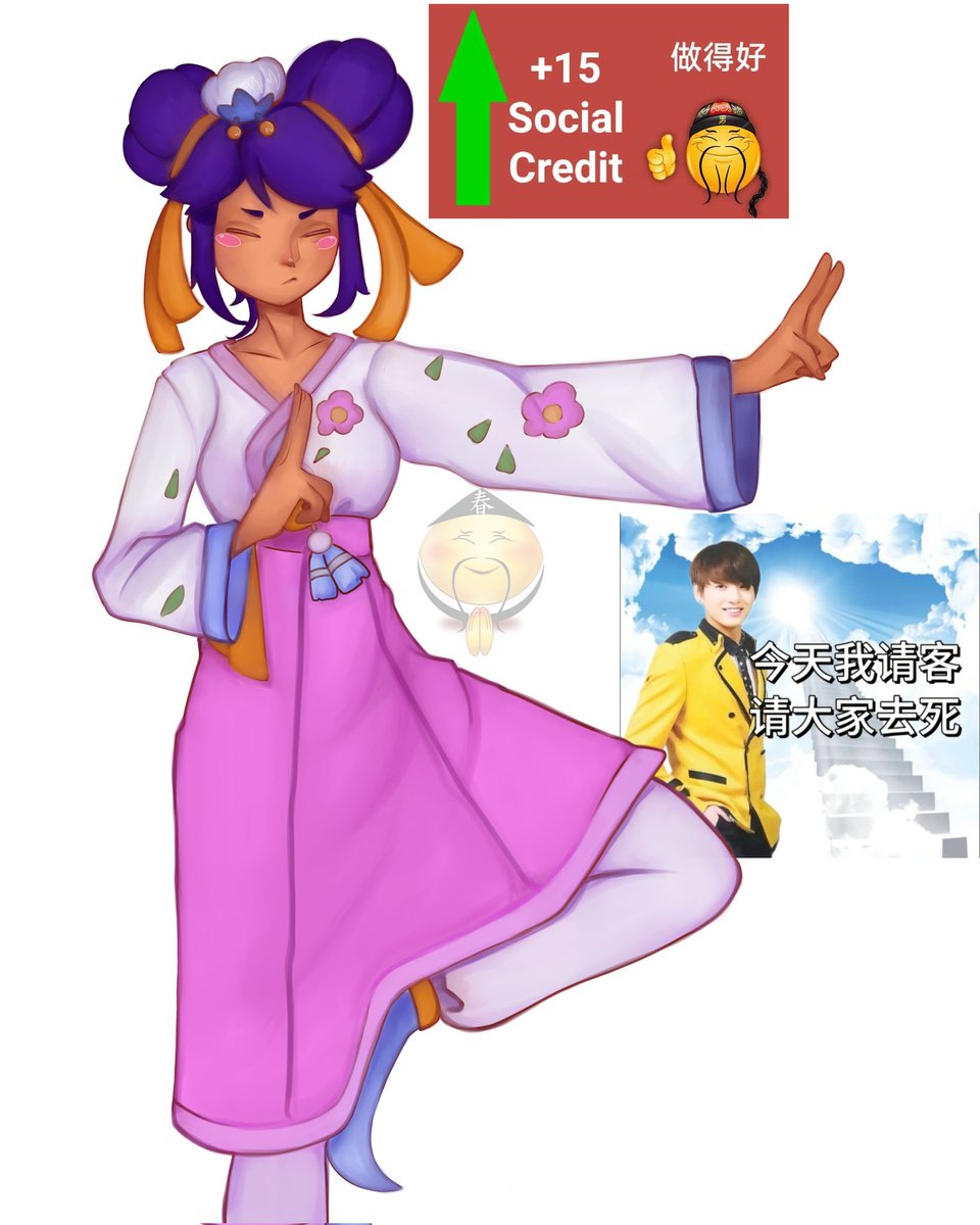misswaifu_sama's tweet photo. I know Mandy isn't Chinese, but recently I saw a trend on TikTok and couldn't pass it by (⁠*⁠´⁠ω⁠｀⁠*⁠)
Hanbok Mandy, come into the studio!
#BrawlStars #BrawlStarsArt #Mandy #mandyart https://t.co/hkOw7lSzfi