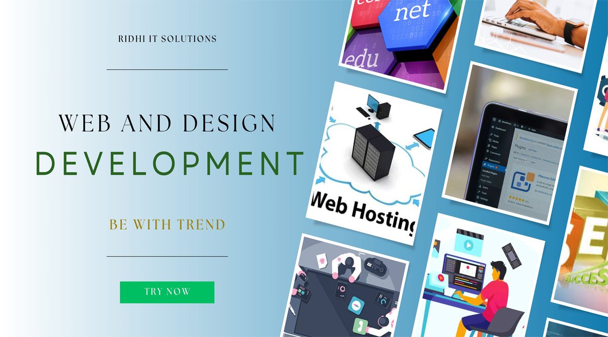 RidhiSolutions's tweet photo. https://t.co/9dXK0TRMEf
Ridhi IT Solutions, A Complete IT Solutions we provide services for web design &amp; development, SEO, SMO, And many more in Across all countries. RidhiSolutions is a web &amp; Software develpment company that specialise and providing outstanding value for money. https://t.co/9Fs6JRGPB3