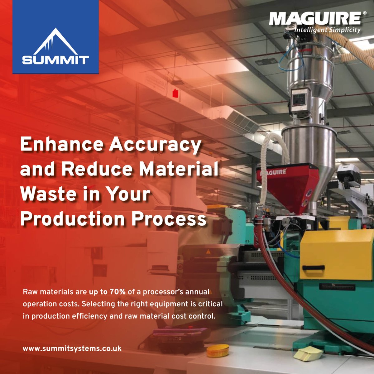 SummitSystems's tweet image. The @MaguireProducts MGF Gravimetric Feeder is a game-changer for masterbatch dosing!

✅ Precision dosing
✅ Easy setup &amp;amp; use
✅ Cost-saving efficiency
✅ Flexible operation

🔗 Learn more: bit.ly/3ZqfJxE

#PlasticsAutomation #PlasticsIndustry