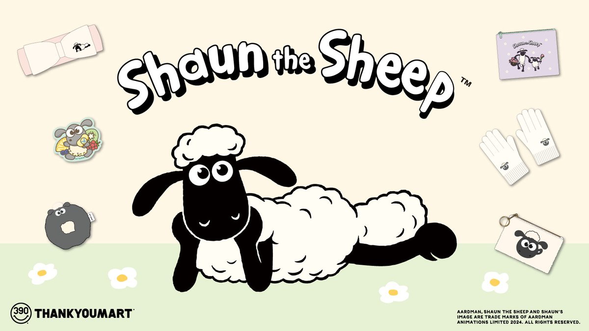 aardman_jp's tweet photo. ／ 
#ひつじのショーン コラボ雑貨が
#サンキューマート に登場🐑💜
＼  
"ふわふわもこもこ"アイテムが、
 全品390円（税抜）で手に入る🛍️✨

秋冬にぴったりなパープルがポイントのデザインです💜

✔︎WEB先行予約 9/18(水) 12:00～ 
✔︎店頭販売 9月下旬より順次開始🏬
✅https://t.co/3vYmVfSkwD https://t.co/qJMvBmp24S