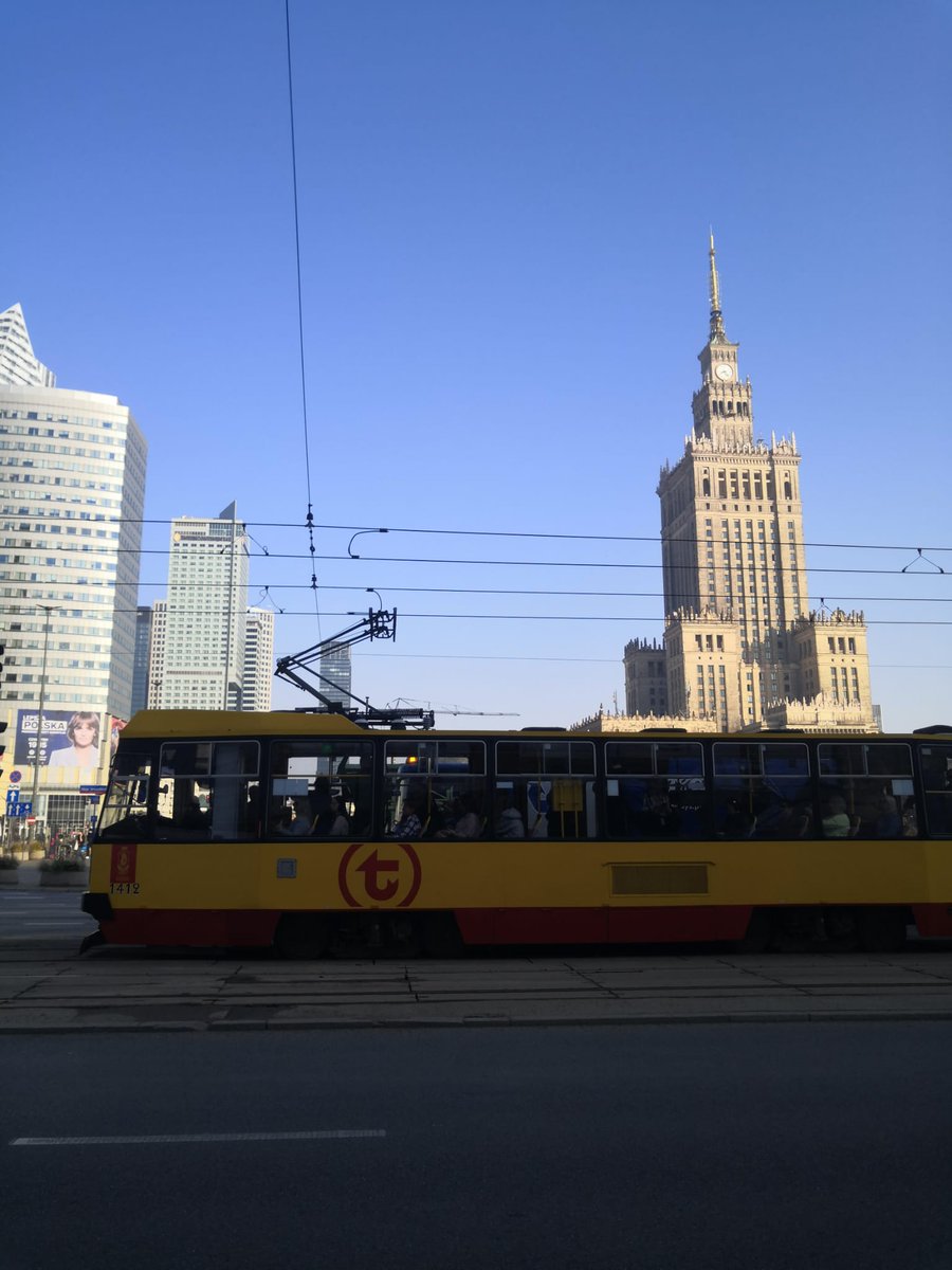 Part 2: That's me in Warsaw, taking picture of local transportations for my kids that love trains, ambulance, cars and busses! 😆