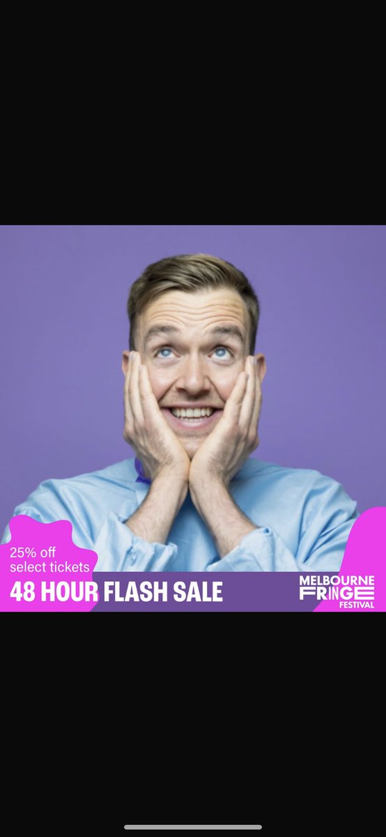 Tom Moran is a Big Fat Filthy Disgusting Liar comes all the way from Dublin, Ireland to <a href="/melbournefringe/">melbournefringe</a> 

And in even better news, there’s a 48 hour FLASH SALE - right now!

Melbourne Fringe 2nd to 6th of October

Link to tickets in my bio 🇦🇺🤝🇮🇪