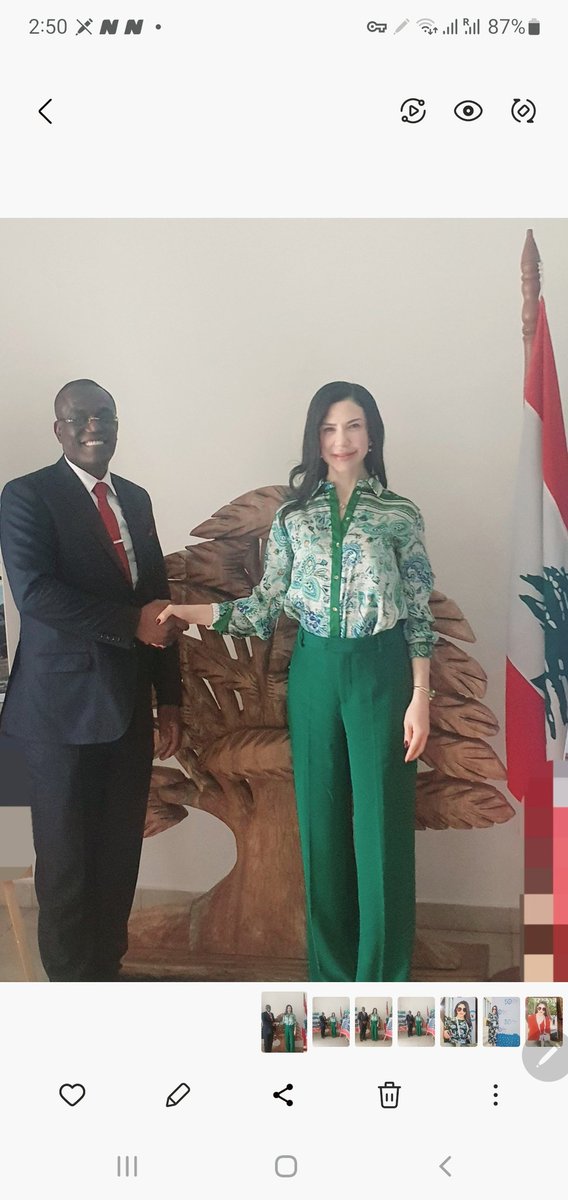 De retour au #Gabon suite a notre participation à la conférence ministérielle de l'<a href="/OICatUN/">OIC at UN</a>, j'ai eu le plaisir d'accueillir le très dynamique Ambassadeur du #Gabon en #ArabieSaoudite S.E.M. <a href="/igmembourou/">S.E.M. Dr. Guy Ibrahim Membourou</a> avec qui j'ai échangé sur le renforcement des relations de son pays avec