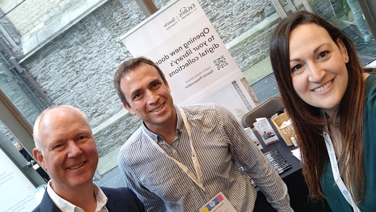 Great start to #iPRES2024! Come by our booth to chat with Ronald van Dieen, Rael Elstein, and Daniel Greenberg about the latest in digital preservation. Don’t forget to grab some swag!

#DigitalPreservation #PreservationInnovation #ArchivingTheFuture