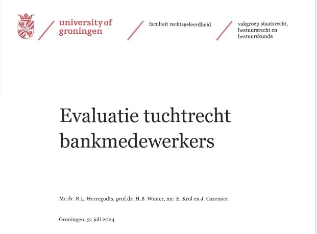 Vandaag publiceren we het onderzoek "Evaluatie tuchtrecht bankmedewerkers" uitgevoerd door de Rijksuniversiteit Groningen. Lees hier het hele onderzoek:
tuchtrechtbanken.nl/actueel/evalua…
