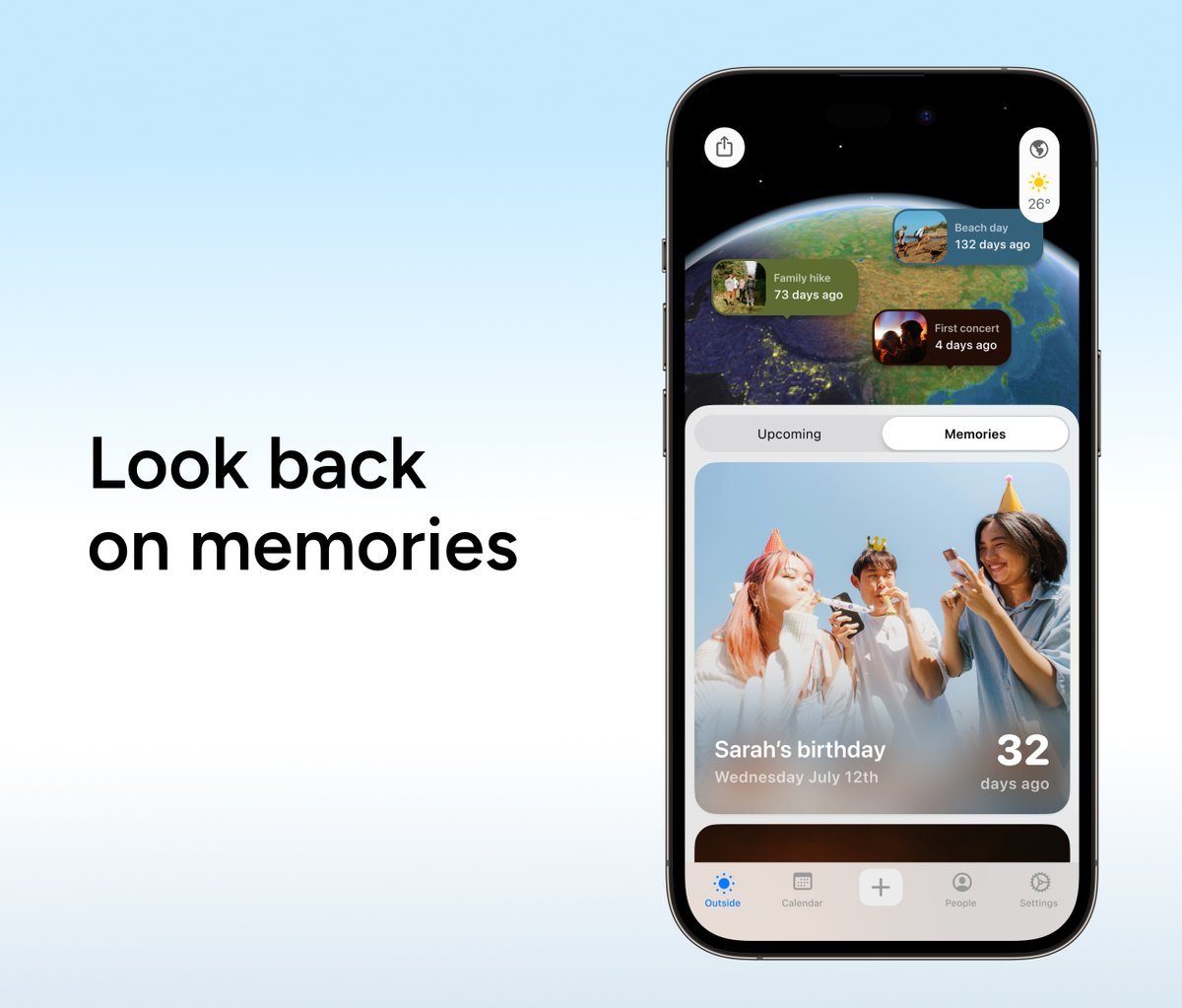 Your memories got an upgrade!

See them on a map with beautiful photography of the moment 🗺️🥰