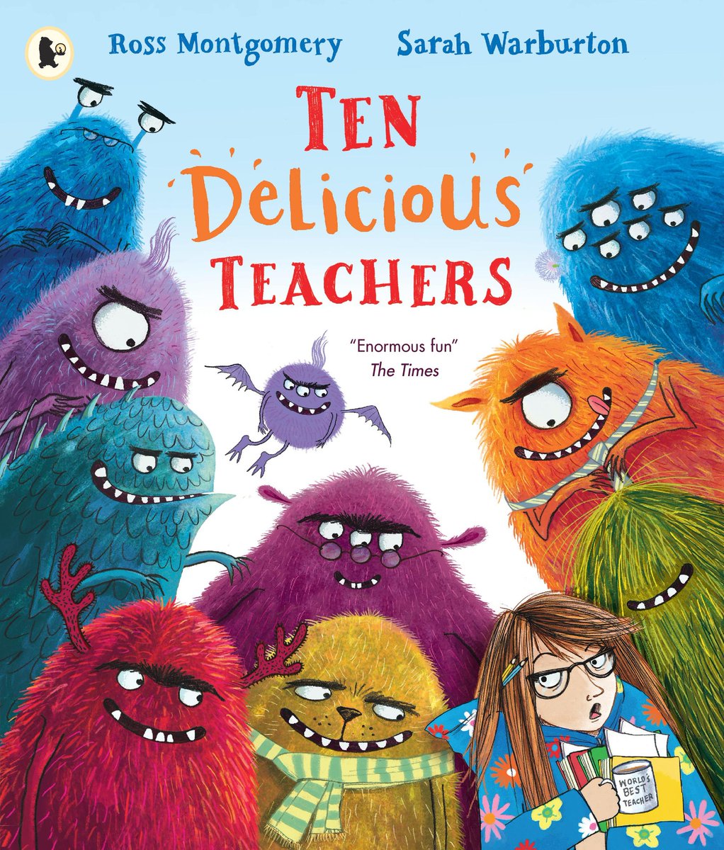 Walker Picture Books (@bigpicturebooks) on Twitter photo Going back to school is a big moment! Make it more fun with one of our favourites, TEN DELICIOUS TEACHERS by <a href="/mossmontmomery/">Ross Montgomery</a> and <a href="/SarahWarbie/">Sarah Warburton</a> Going back to school is a big moment! Make it more fun with one of our favourites, TEN DELICIOUS TEACHERS by <a href="/mossmontmomery/">Ross Montgomery</a> and <a href="/SarahWarbie/">Sarah Warburton</a>