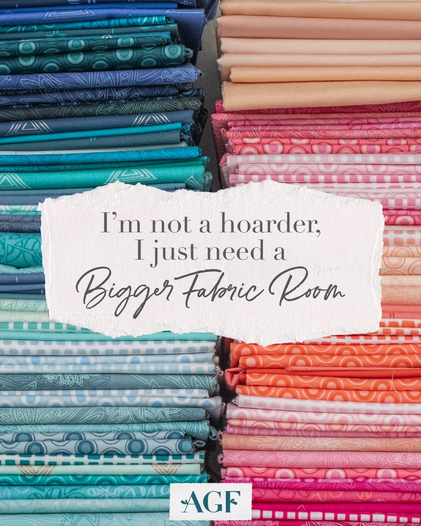 ArtGalleryFab's tweet photo. 😅🧵 Fabric in the closets, fabric in the kitchen, fabric in... wait, how did it get in the bathroom? But hey, a growing fabric stash means endless creative possibilities, right? 

#ArtGalleryFabrics #FabricLove #QuiltersLife ⁠ #FabricStash #SewingMeme #QuiltingMeme⁠ https://t.co/R1HCHzvzFD