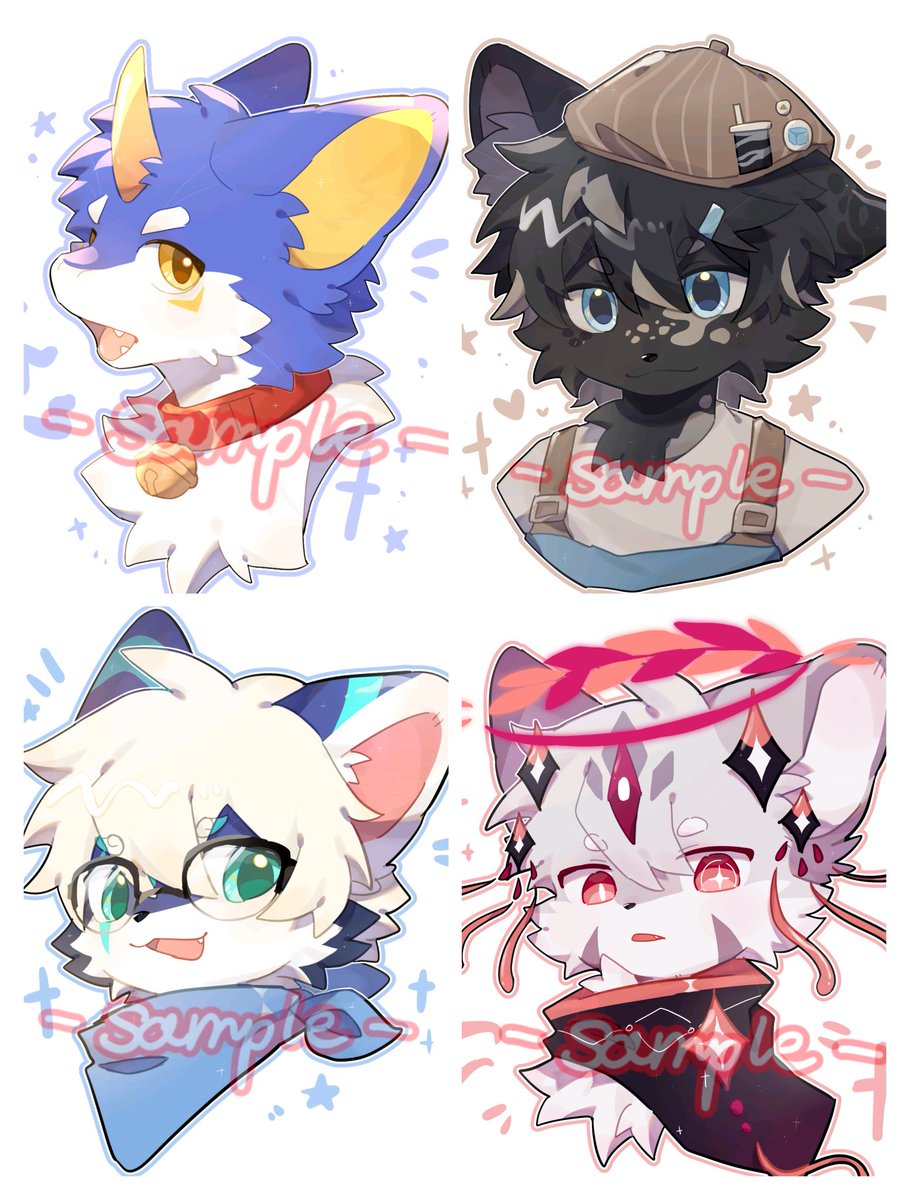 Dsimin0314's tweet image. 一些头像委托
