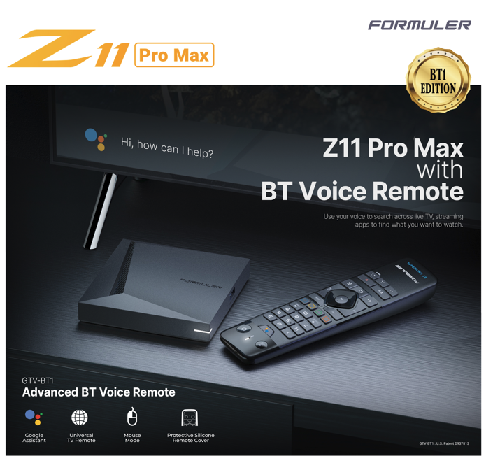 WoSShop's tweet image. Hurry limited stock available until mid-October!
2 YEAR HARDWARE WARRANTY INCLUDED
when buying direct from us!

Formuler Z11 Pro Max BT1 Bluetooth Edition (world-of-satellite.co.uk)

BLUETOOTH VOICE REMOTE &amp;amp;
SILICONE REMOTE CASE INCLUDED.
£149.00 FREE UK DELIVERY!

#formuler