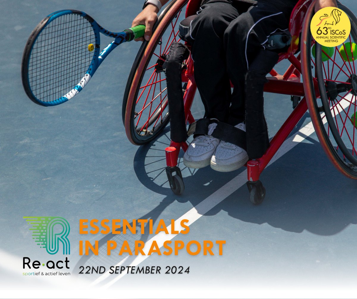 ReAct Meets ISCoS 🤝 As we warm up to the main event, SCI professionals are invited to our dedicated pre conference opportunities. ⭐️  

On Sunday, a fascinating team of SCI professionals will be enlightening guests on the intricacies of parasport; how sport can benefit the SCI