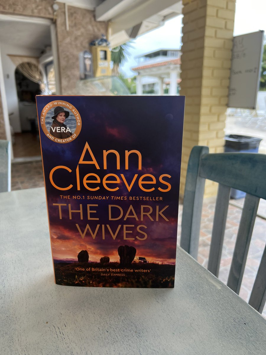 justinepushten's tweet photo. Well the weather here in Corfu isn’t the best! So beer and a new book it is!  @AnnCleeves 😎 https://t.co/qOBurMm5BD