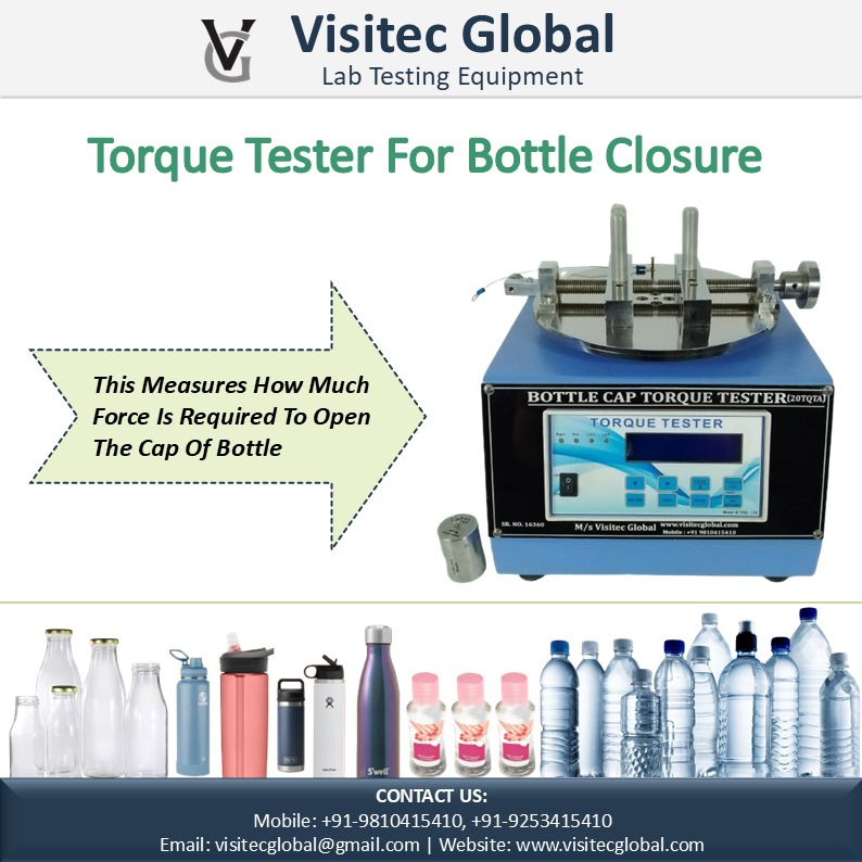VisitecGlobal's tweet image. #torque_tester #bottle_closure_testing_equipment #lab_testing_equipment #quality_testing_equipment 

Visit us at: visitecglobal.com
For more details kindly contact us:
WhatsApp us +91-9810415410
E-Mail - visitecglobal@gmail.com