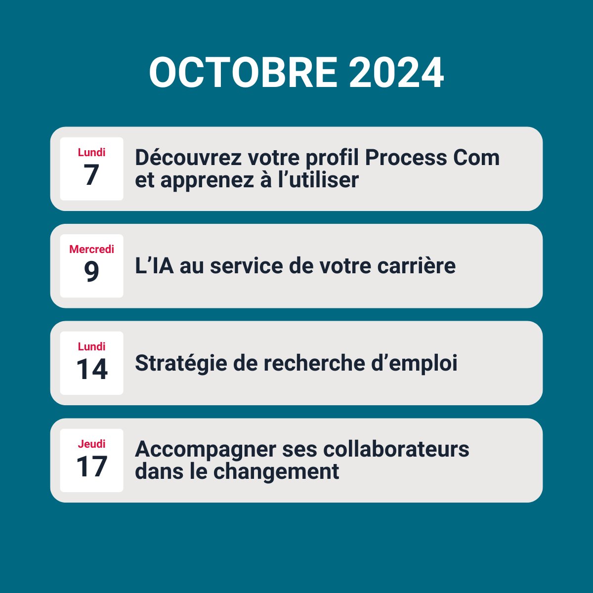 🎯 Vous souhaitez développer de nouvelles compétences et booster votre carrière ? Notez nos prochains rendez-vous !
👉 Découvrir l’agenda AX Carrières : ax.polytechnique.org/fr/agenda/upco…

#carriere #formation #Emploi