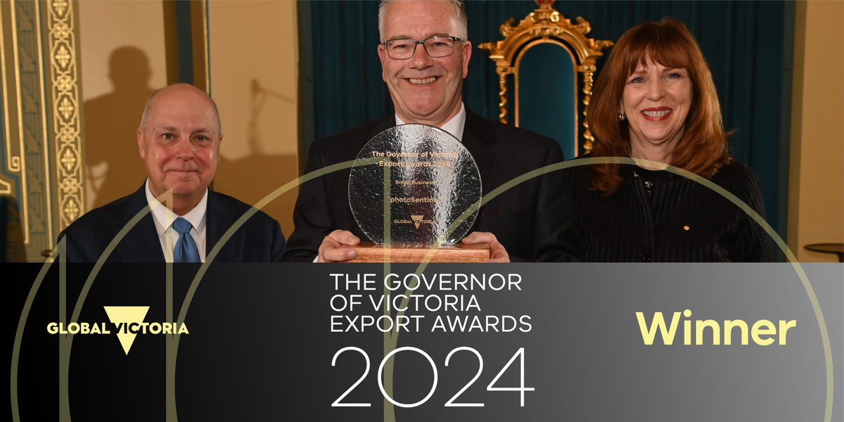 Global Victoria (@global_vic) on Twitter photo Congratulations to <a href="/photoSentinel/">photoSentinel</a> on winning the Small Business Award at the 2024 Governor of Victoria Export Awards! π Their innovative remote solar-powered, long-term time-lapse equipment is revolutionising the construction industry worldwide. #GOVEA2024 #Innovation Congratulations to <a href="/photoSentinel/">photoSentinel</a> on winning the Small Business Award at the 2024 Governor of Victoria Export Awards! π Their innovative remote solar-powered, long-term time-lapse equipment is revolutionising the construction industry worldwide. #GOVEA2024 #Innovation