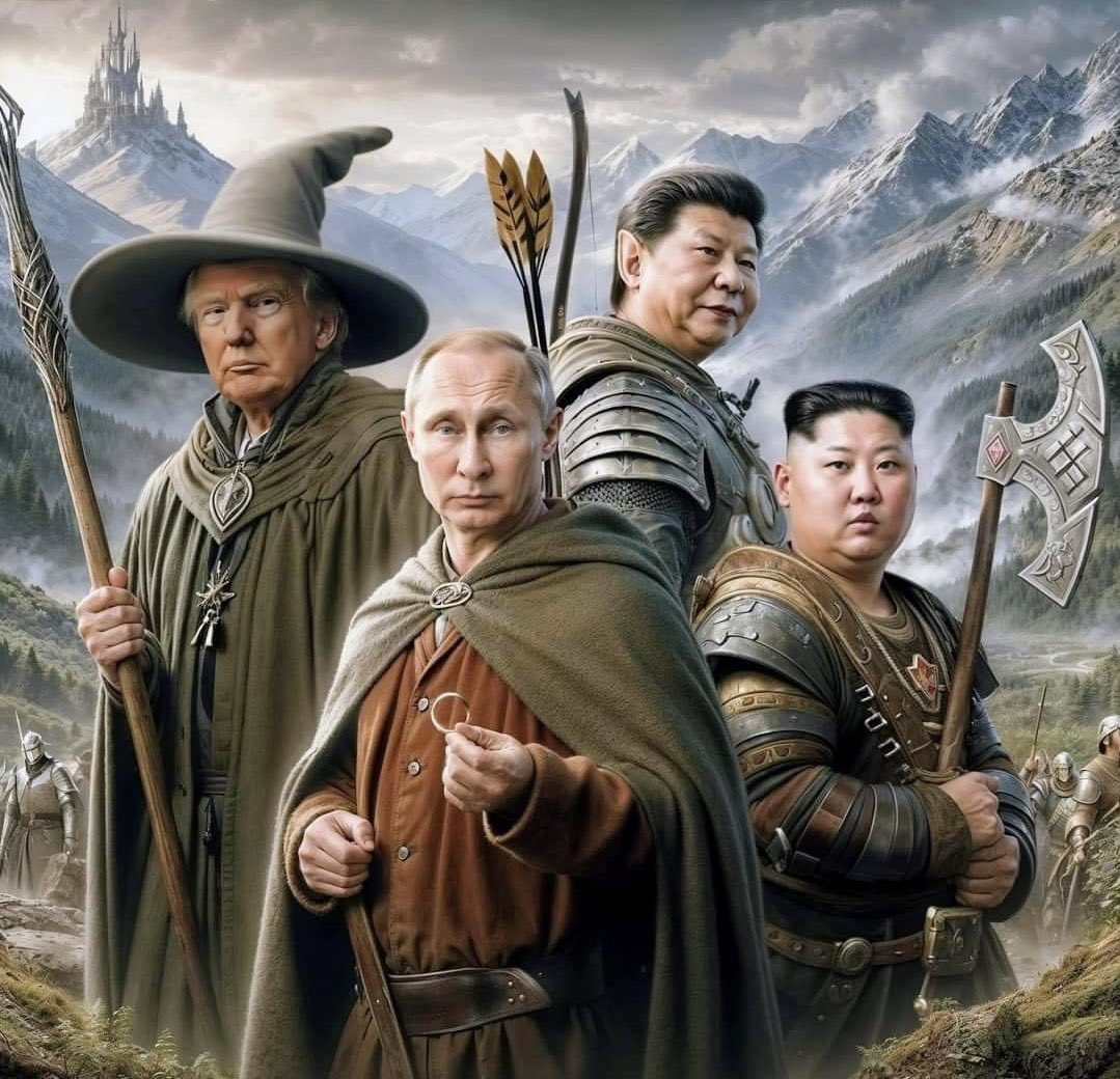 GovSphere14's tweet image. The Lord of the Ring 😂😂 #Politics #China #USA #EuropeanUnion #Russia #NorthKorea #GlobalPolitics