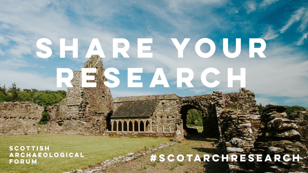 Scottish Archaeological Forum (@scotarchforum) on Twitter photo <a href="/ScotArchMonth/">Scottish Archaeology Month</a> <a href="/hannahmcln/">Hannah McLean</a> <a href="/UofGArchaeo/">UofG Archaeology</a> We're featuring research from PGR, ECR and independent researchers for #ScotArchMonth. To be featured, either DM us or email at o.craig.1@research.gla.ac.uk w/ your name, where you're based, a <560 character summary of your research, 2-5 photos and how you'd like to be contacted. <a href="/ScotArchMonth/">Scottish Archaeology Month</a> <a href="/hannahmcln/">Hannah McLean</a> <a href="/UofGArchaeo/">UofG Archaeology</a> We're featuring research from PGR, ECR and independent researchers for #ScotArchMonth. To be featured, either DM us or email at o.craig.1@research.gla.ac.uk w/ your name, where you're based, a <560 character summary of your research, 2-5 photos and how you'd like to be contacted.