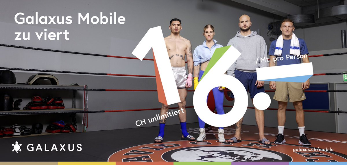 Galaxus's tweet image. Seit gestern ist die neue Kampagne von #Galaxus Mobile zu sehen 📱 Die Botschaft bleibt unverändert: Bei unserem #Handy-Abo braucht man keine Blutsverwandtschaft, um eine Familie zu sein und zu sparen 🤑 Welches Sujet gefällt dir am besten?
