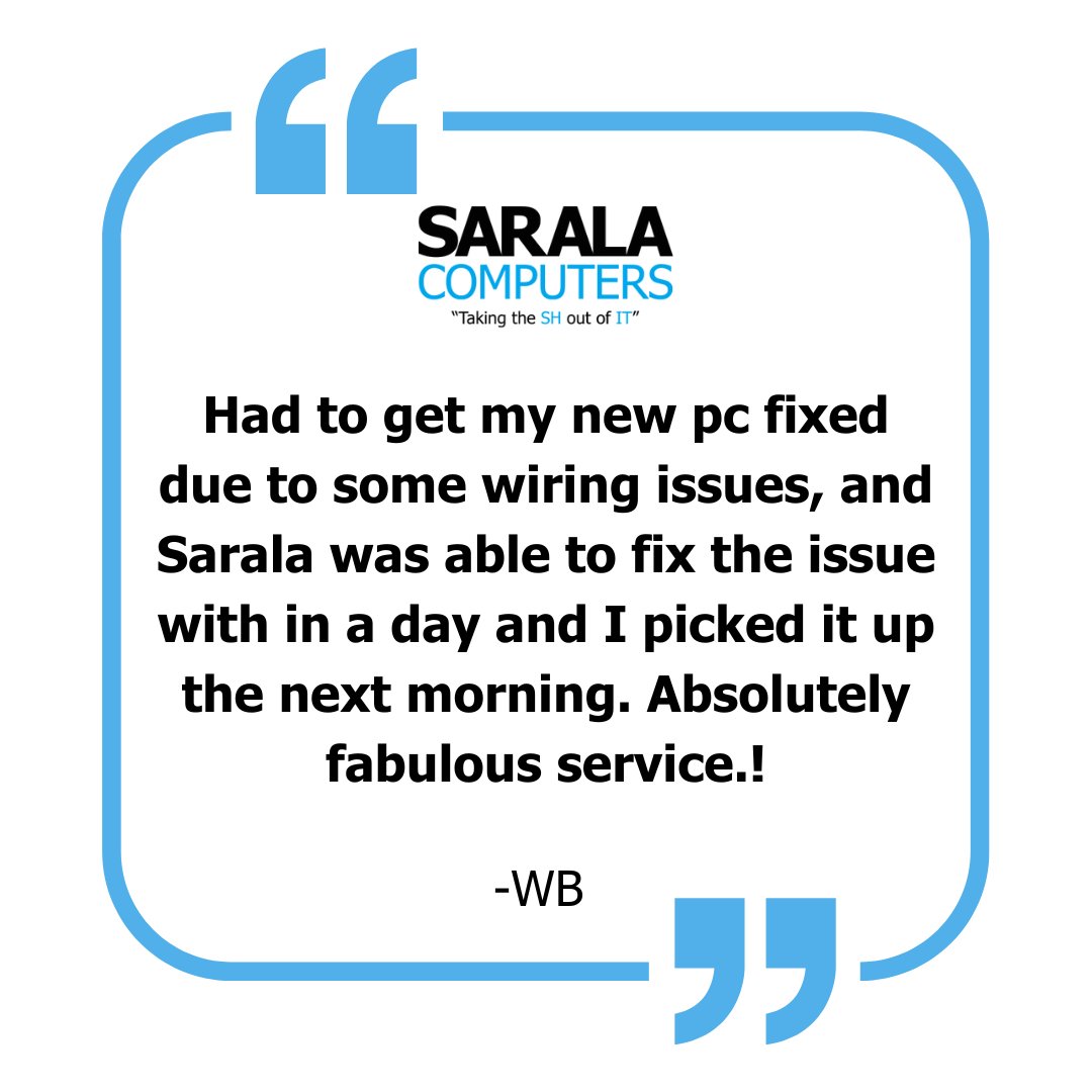 SaralaComputers's tweet image. How&apos;s that for service? 
#saralacomputers #IT #takingtheitoutofcomputers #hardware #software #computersales #computerupgrades #computerrepair #pcrepair #pcupgrade #custompc #buildyourpc #hasslefree #halstead #essex