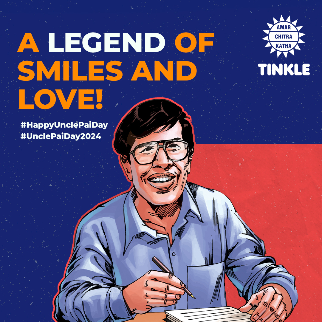 95 years ago, a true legend was born. Join us in wishing our beloved Uncle Pai a very happy birthday! His legacy truly will live on forever in the form of our books and your love for them.

#unclepaiday #unclepaiday2024 #happyunclepaiday #amarchitrakatha #tinkle