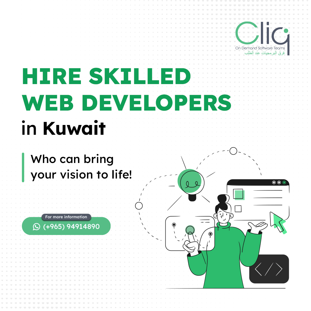 CliqTechno's tweet image. Ready to bring your digital vision to life? Hire top web developers in Kuwait for expert solutions tailored to your business goals. 💻🌍
#WebDevelopmentKuwait #HireWebDevelopers #KuwaitTech #KuwaitBusiness #WebsiteDesign #TechSolutions #KuwaitDevelopers #WebDesignKuwait