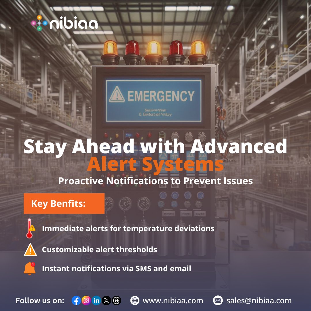 Proactive alerts, instant notifications! 🚨 Prevent issues before they happen with advanced alert systems designed for industrial efficiency.
#SmartAlerts #InstantNotifications #TemperatureSafety #IndustrialSolutions #PreventiveMaintenance #EfficiencyBoost #IoTMonitoring