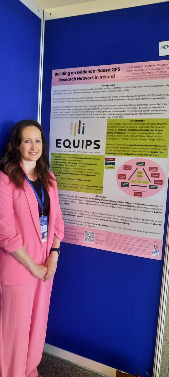 Great to be at #NPSO2024 this morning to talk about #EQUIPS and meet some of our current members face-to-face. Don't forget to sign up for our Inaugural In-Person Event eventbrite.ie/e/equips-resea…