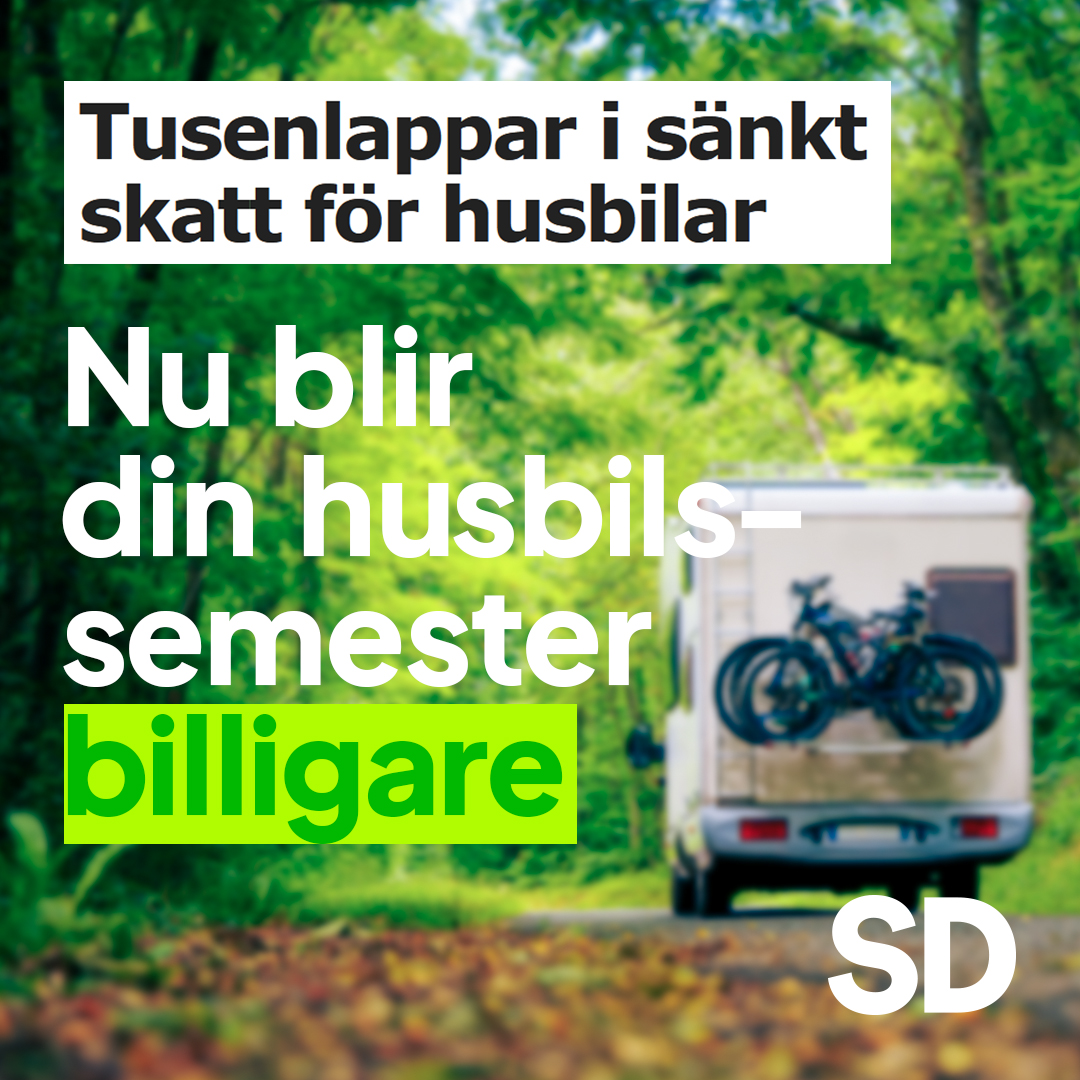 Skatten för husbilar sänks

Sverigedemokraterna och regeringen föreslår att malus, det vill säga den förhöjda fordonsskatt som gäller för vissa nya bilar under de tre första åren, tas bort för alla husbilar. 

För en husbil som är påställd en dryg tredjedel av året innebär