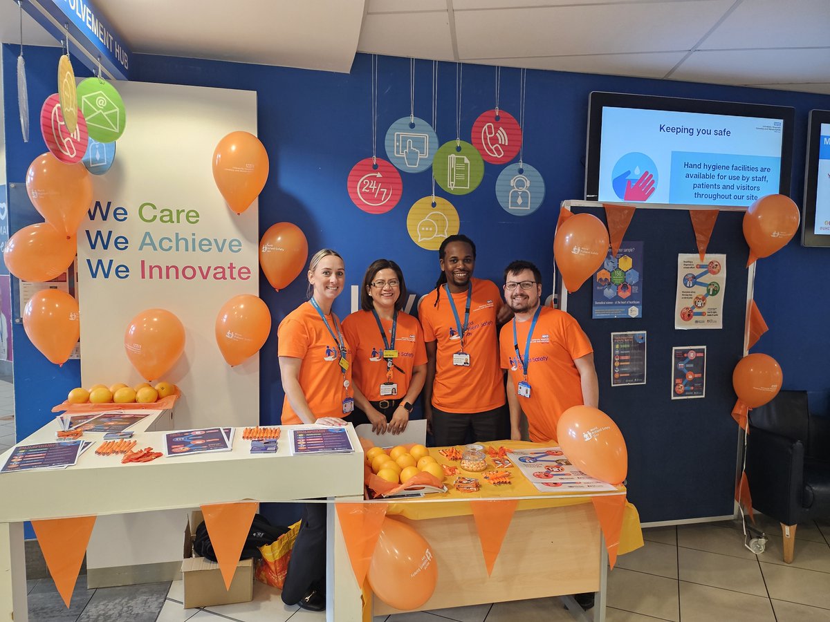 Today is #WorldPatientSafetyDay. 

This year's theme is #ImprovingDiagnosis to reduce delayed, missed, and incorrect diagnoses.

Learn more today from the Patient Safety Team at the Involvement Hub at University Hospital Coventry. 

<a href="/nhsuhcw/">UHCW NHS Trust</a> <a href="/UHCW_Quality/">@UHCW_Quality</a> 
🧡