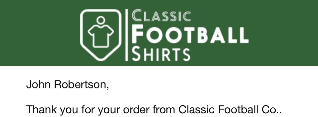 We go again.. 🙃

Stuff I ordered was decent but for the sizing a little off.. was a bit snug. 😂

Hopefully this arrives in time for 7s ⚽️ which returns on Thursday night. 🙌🏼