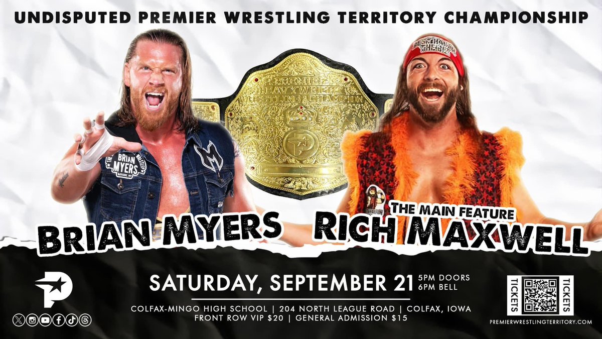 Weekend plans…

<a href="/LProWrestling/">Lucky Pro Wrestling</a> 

<a href="/PWTerritory/">Premier Wrestling Territory</a> 

🤘🏻