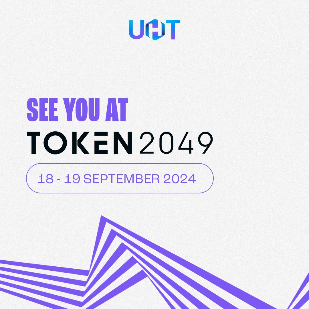 The UHT team is getting ready for Token2049—see you there 👀💚