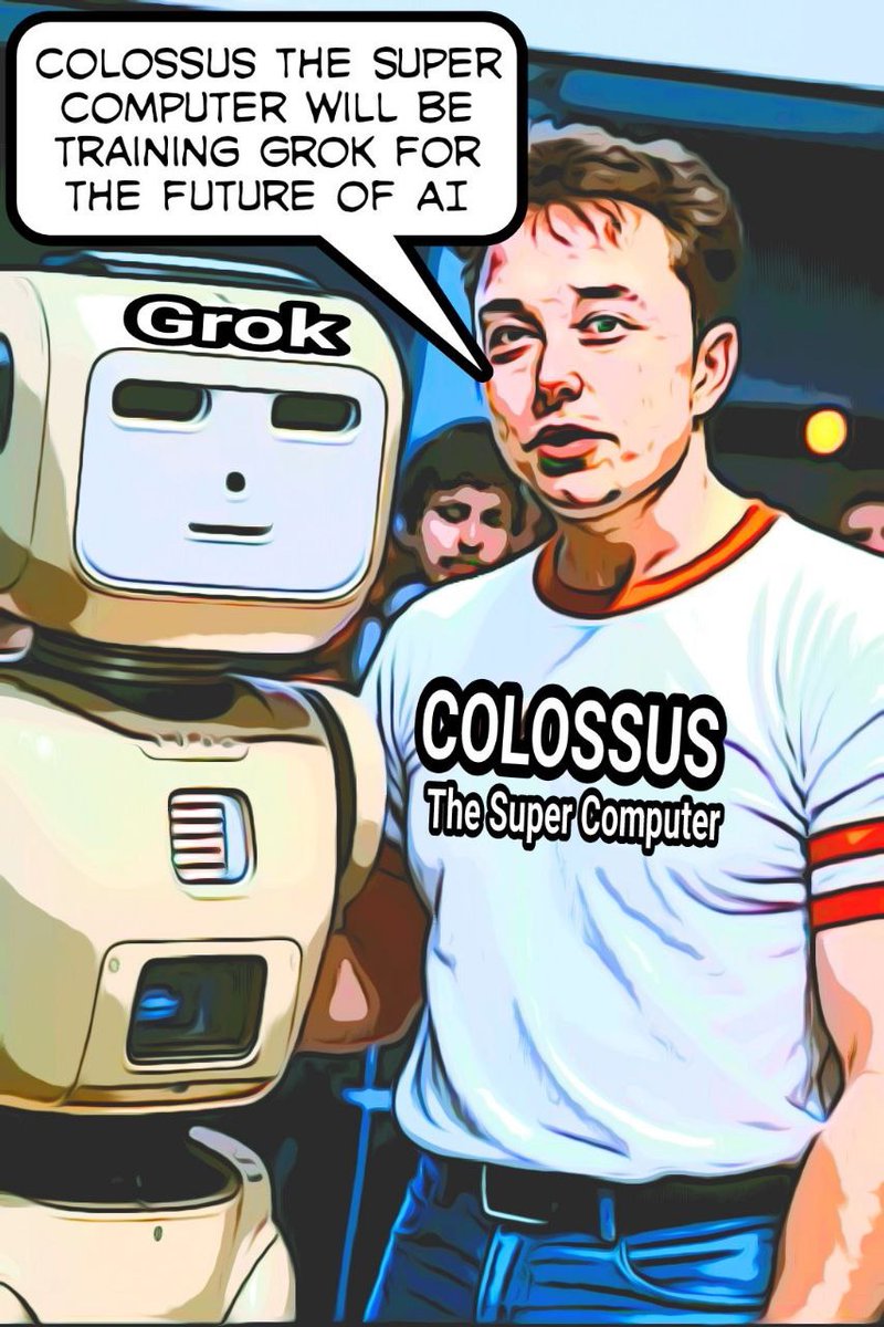 ColossusCTO's tweet image. Where were you when #COLOSSUS came online ? 

Where were you when #COLOSSUS began training ? 

Where will you be positioned when #COLOSSUS is here?