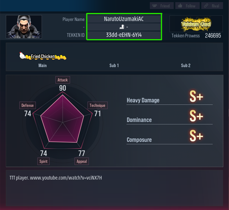 CallousCyclone's tweet image. #T8_report known hacker / macro user
Tekken ID provided with footage in link : - youtu.be/erYuYpOTaX4?si…
