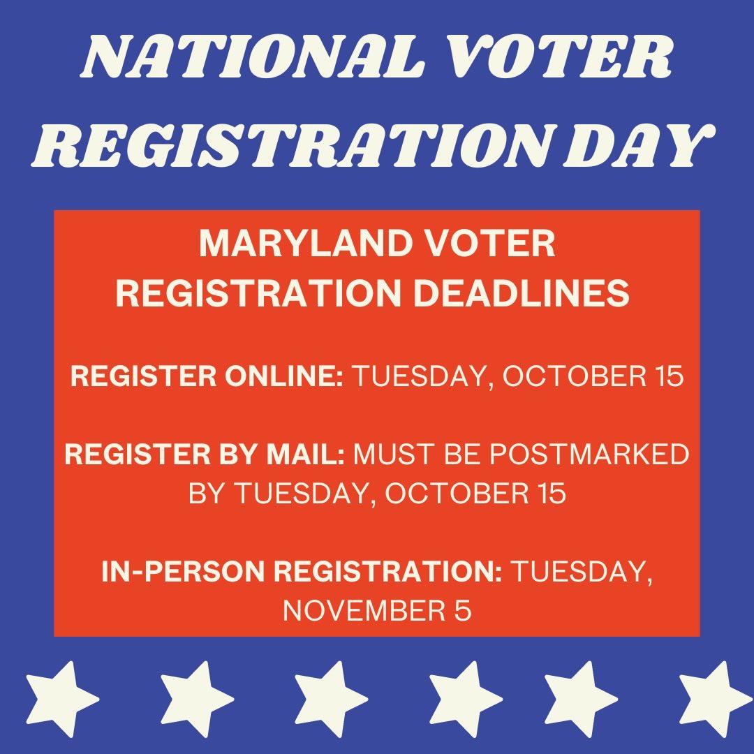 Lily Qi (@lilyqimaryland) on Twitter photo Today is <a href="/NatlVoterRegDay/">National Voter Registration Day</a>! Don’t forget to register, update your address, or request a mail-in ballot! #VoteReady Today is <a href="/NatlVoterRegDay/">National Voter Registration Day</a>! Don’t forget to register, update your address, or request a mail-in ballot! #VoteReady