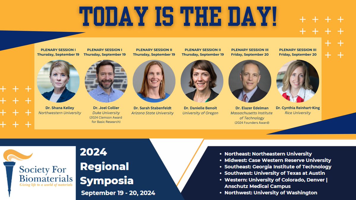 🎉 The day is finally here! Today marks the start of the 2024 Regional Symposia! 🌟 Let’s make it unforgettable! 🙌 #RegionalSymposia2024 #EventKickoff #TodayIsTheDay bit.ly/3Qk7HjK