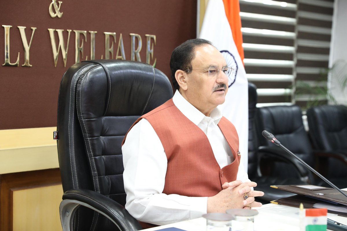 fssaiindia's tweet photo. Union Health Minister Shri J.P. Nadda unveils the logo &amp; brochures for Global Food Regulators Summit 2024 today. 

FSSAI to host #GFRS2024 at Bharat Mandapam, Sept 19-21.
Delegates from 70+ countries, including food safety regulators, will join this landmark event. #FSSAISummit https://t.co/tFHr823ca1