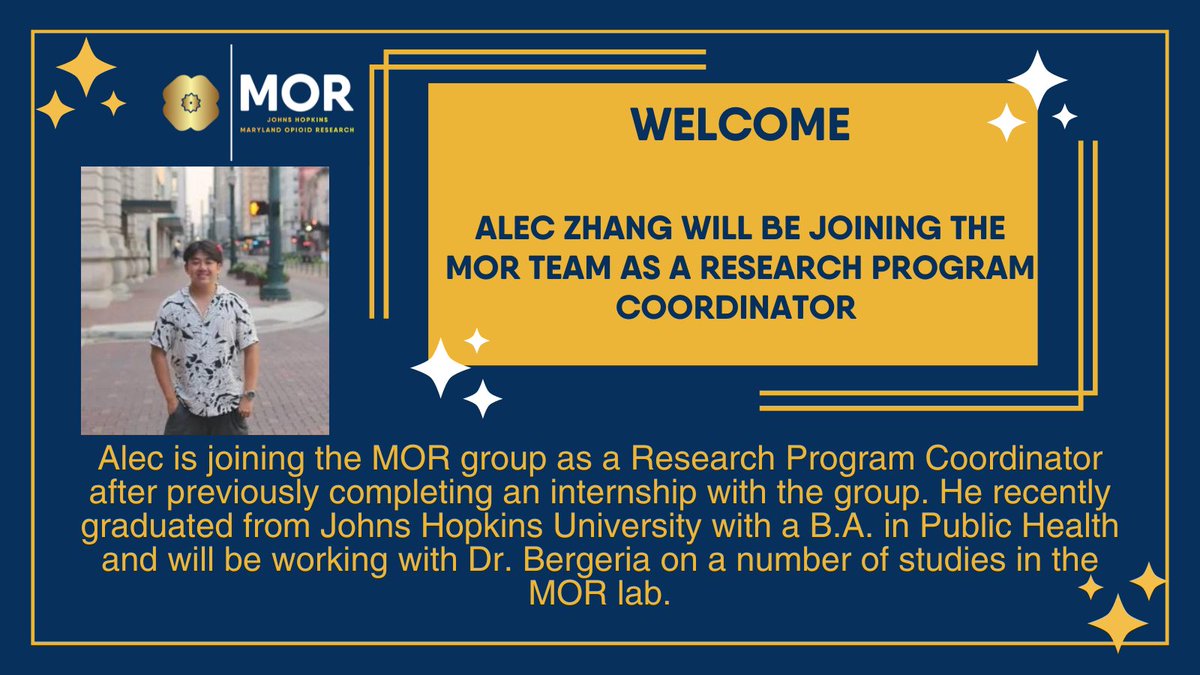 MORJHU's tweet image. Please help welcome a new Research Program Coordinator to the @MORJHU team!