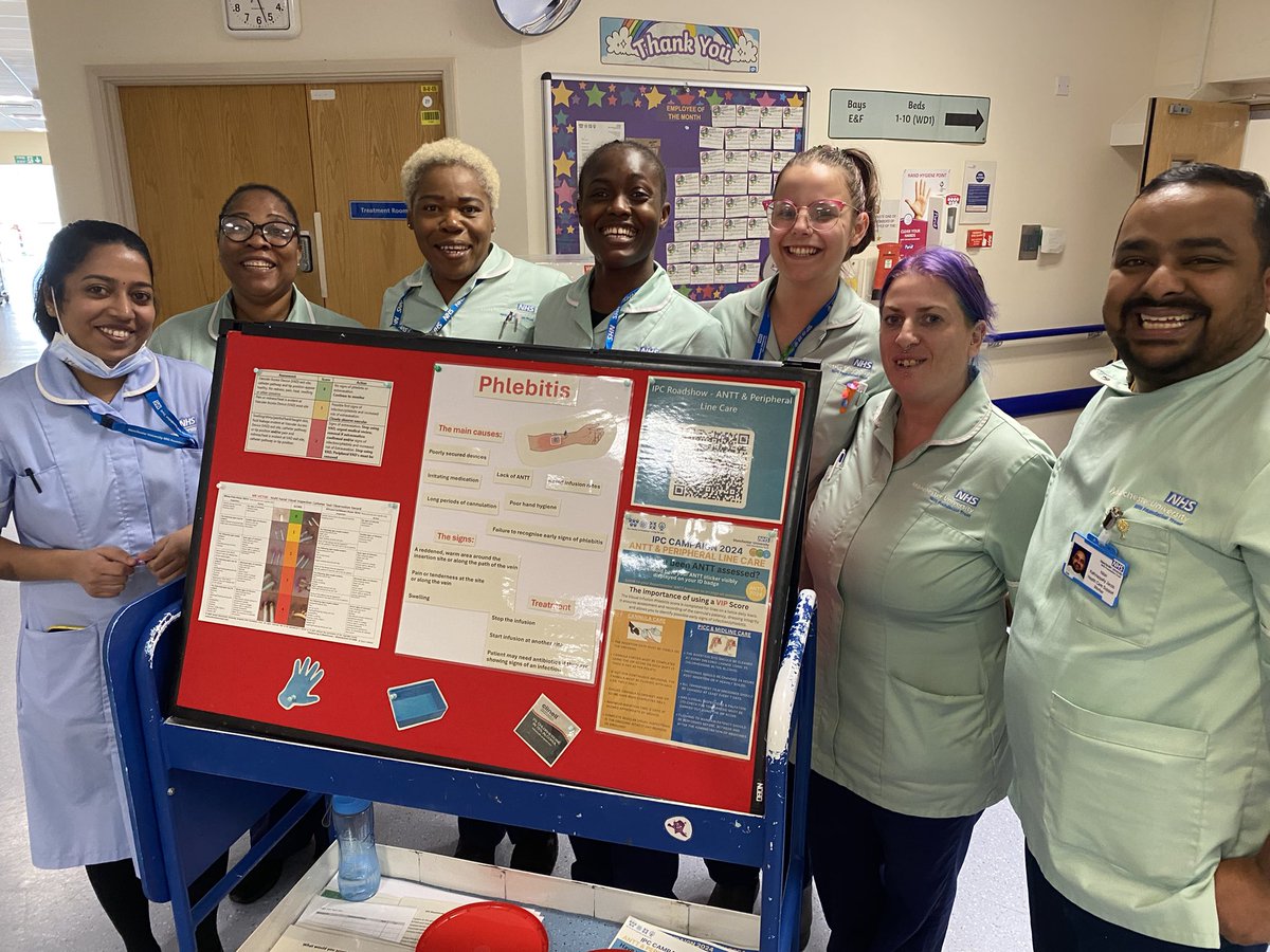 A successful roadshow today <a href="/TraffordHosp/">Trafford Hospitals</a> testing staffs knowledge on phlebitis &amp; ANTT. Thanks everyone for your time and engagement 👏🏼🙌🏼 <a href="/Strokerehab2/">Trafford Stroke Rehab Unit</a> <a href="/ELM_UNIT/">ELM UNIT- Trafford General MFT</a> <a href="/2Tdau/">TDAU_WARD 2 #trafford</a> <a href="/InruTrafford/">Trafford INRU</a>