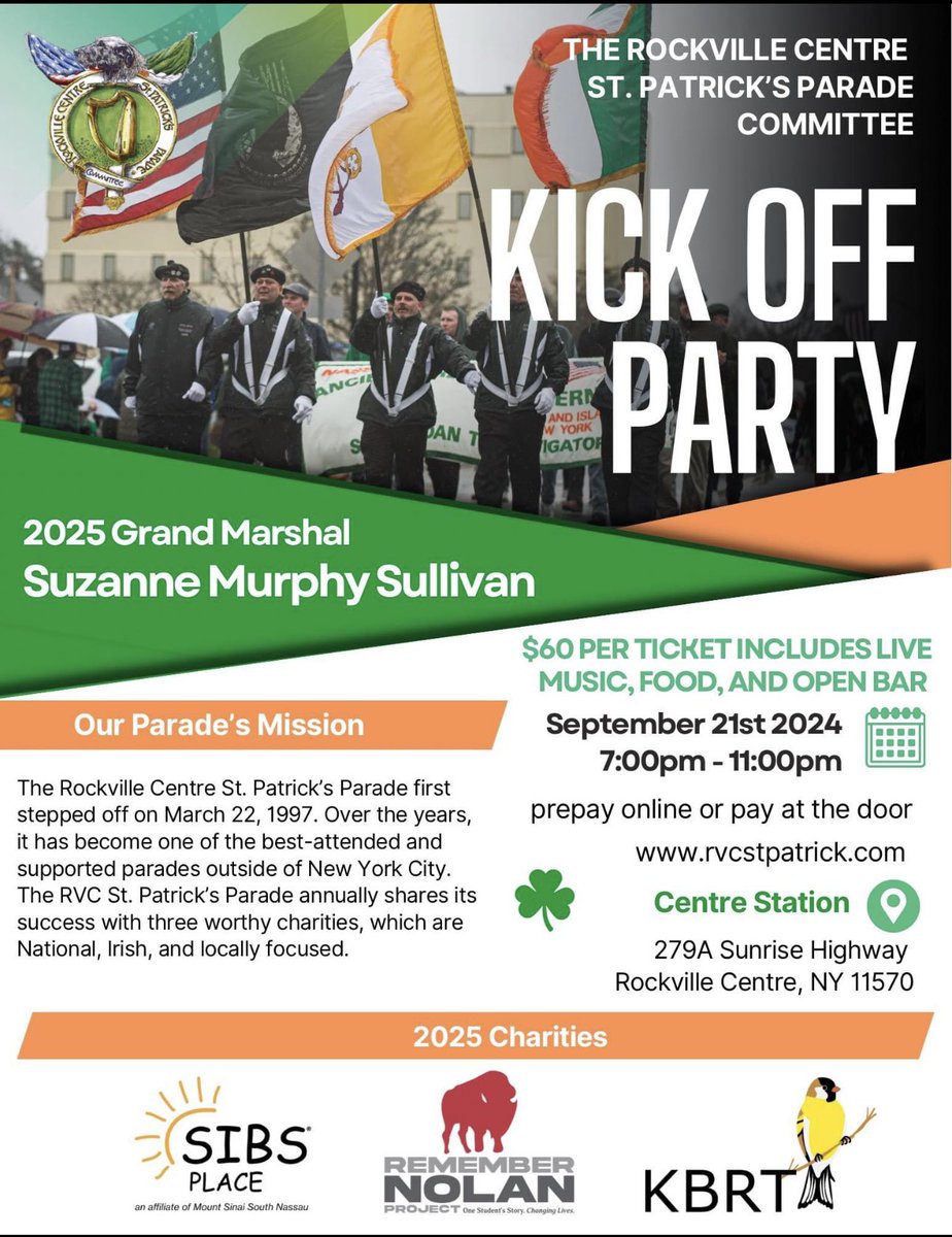 Kim &amp; TJ hope you will join them this Saturday! Live music, food, open bar and so much more ☘️